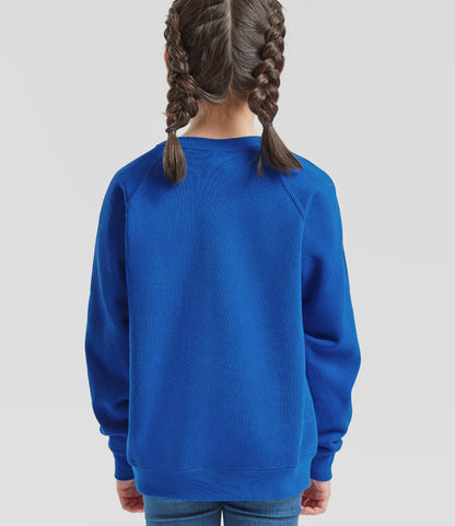 Fruit of the Loom Kids Classic Raglan Sweatshirt