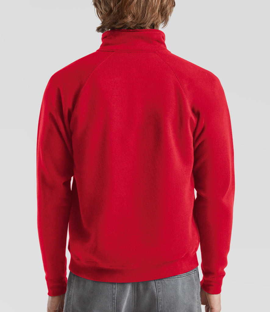 Fruit of the Loom Premium Zip Neck Sweatshirt