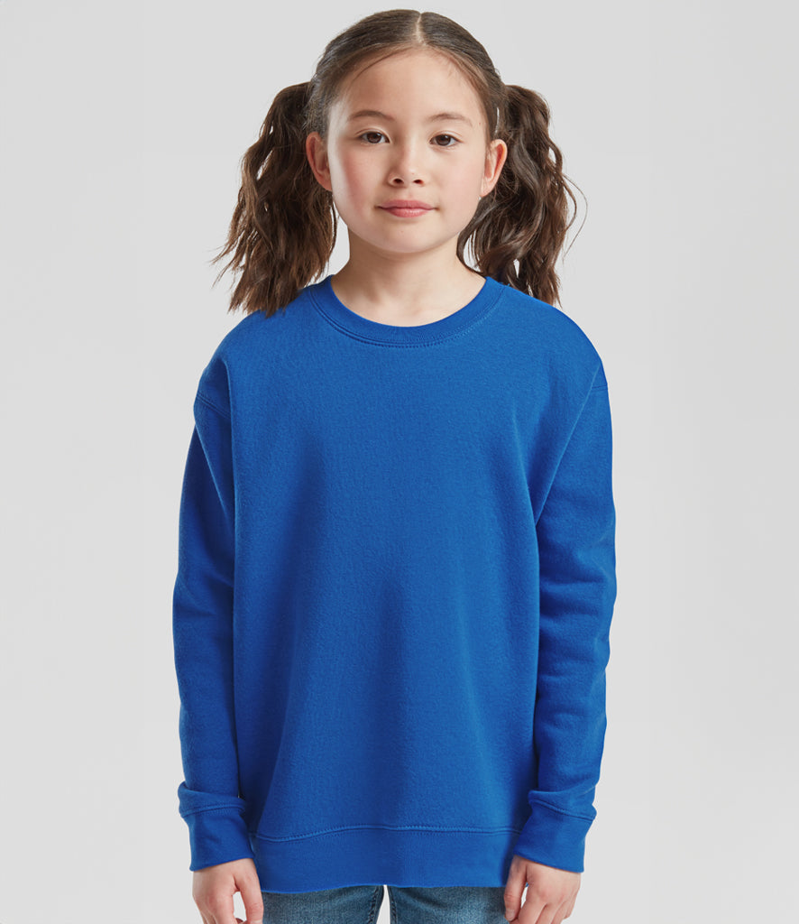 Fruit of the Loom Kids Premium Drop Shoulder Sweatshirt