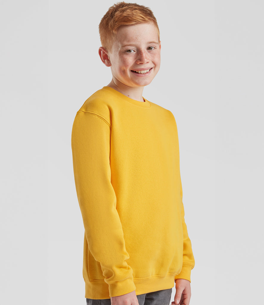 Fruit of the Loom Kids Premium Drop Shoulder Sweatshirt