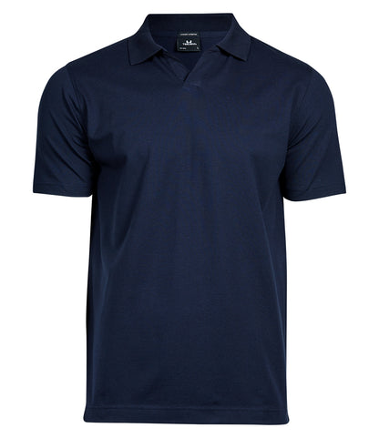 Tee Jays Luxury Stretch V Neck Polo Shirt