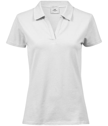 Tee Jays Ladies Luxury Stretch V Neck Polo Shirt