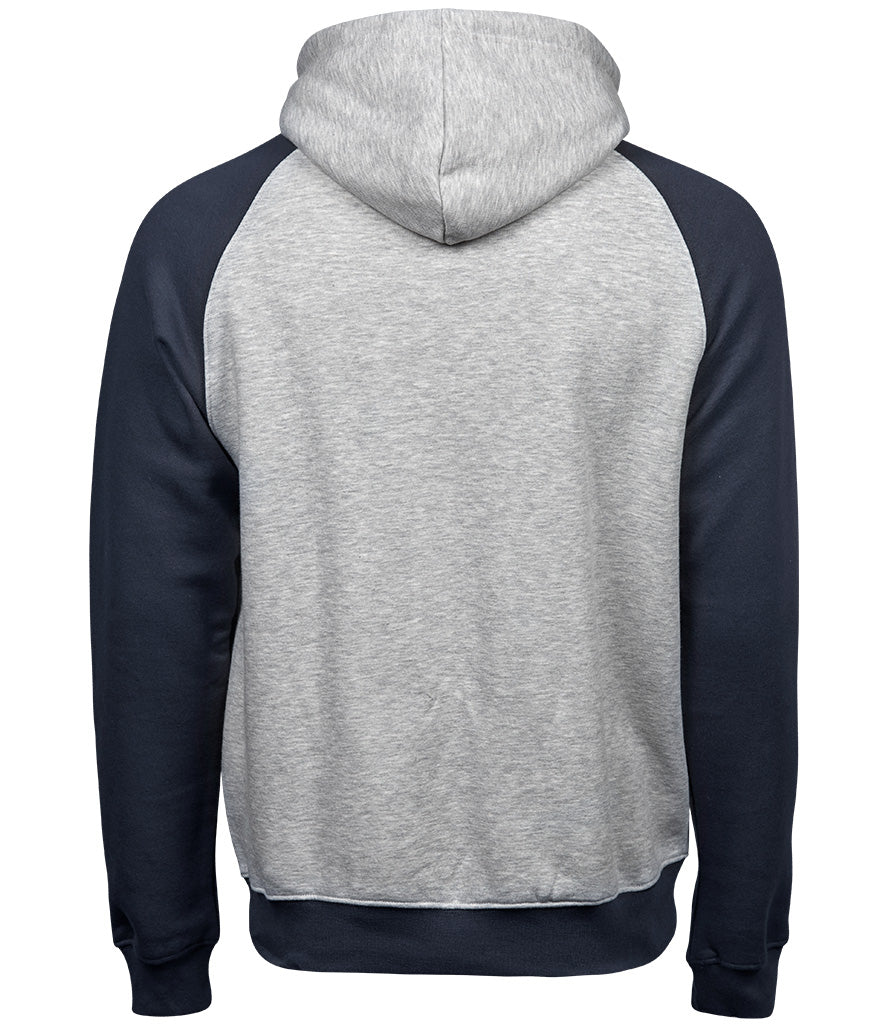 Tee Jays Two Tone Raglan Hooded Sweatshirt