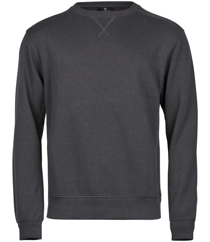 Tee Jays Ribbed Interlock Crew Neck Sweatshirt