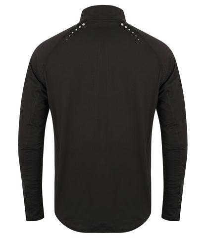 Tombo Long Sleeve Zip Neck Performance Top