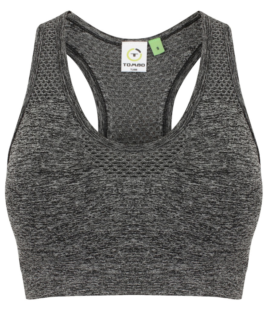 Tombo Ladies Seamless Crop Top