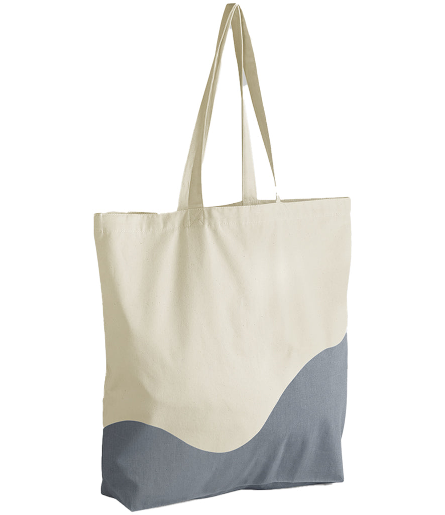 Westford Mill Organic Cotton Wave Print Maxi Tote Bag