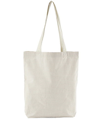 Westford Mill Striped Organic Cotton Tote Bag