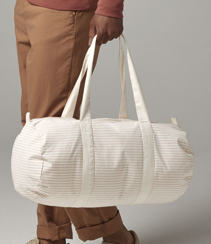 Westford Mill Striped Organic Barrel Bag