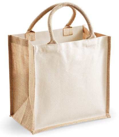 Westford Mill Printers Midi Jute Tote Bag