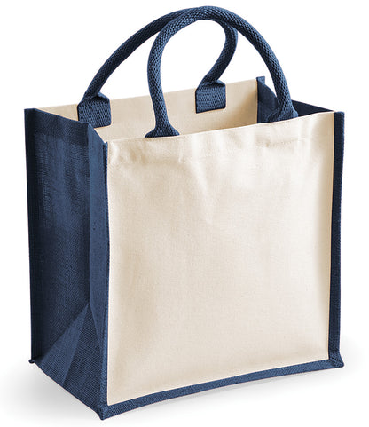 Westford Mill Printers Midi Jute Tote Bag