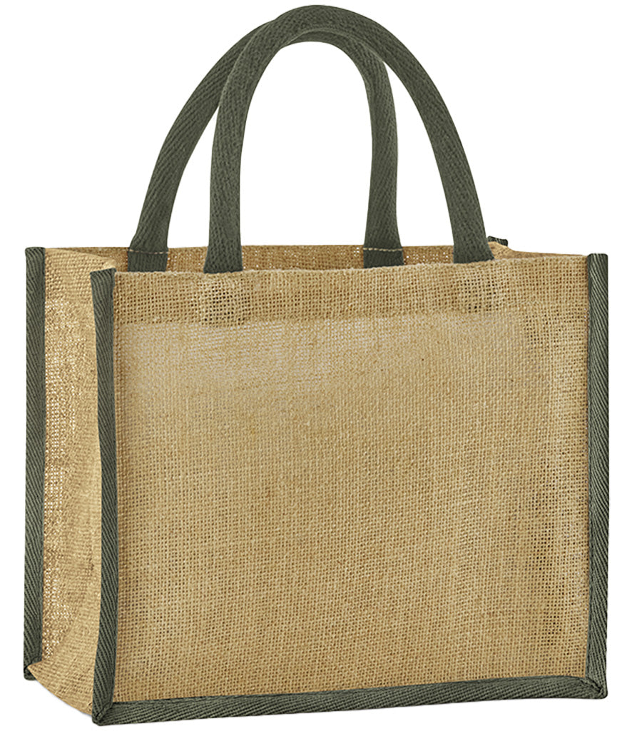 Westford Mill Natural Starched Jute Midi Tote Bag