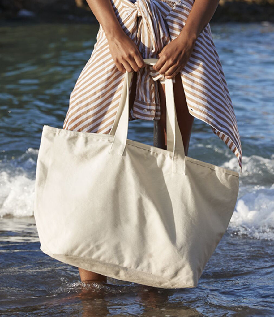 Westford Mill Oversized Heavy Duty Canvas Tote Bag