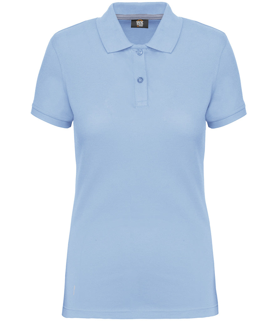 WK Designed to Work Ladies Anti-Bacterial Piqué Polo Shirt