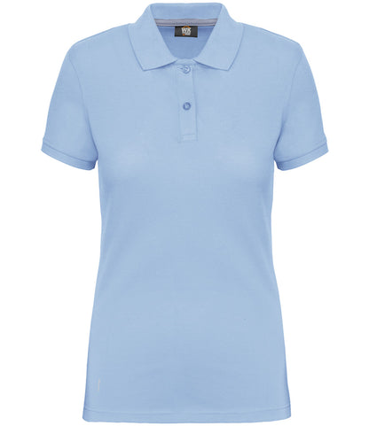 WK Designed to Work Ladies Anti-Bacterial Piqué Polo Shirt