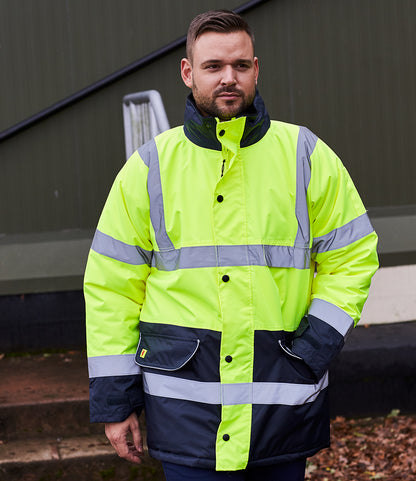 Warrior Hi-Vis Contrast Traffic Jacket