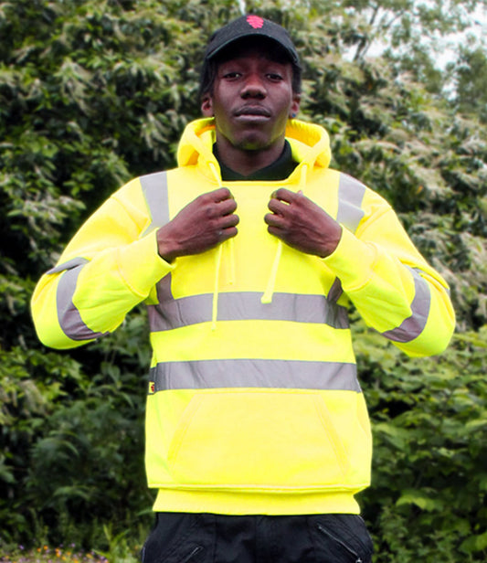 Warrior Hi-Vis Pull On Hoodie