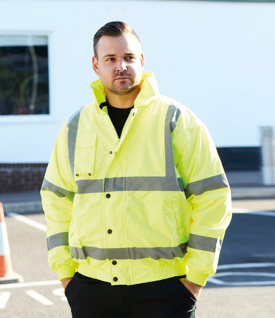 Warrior Hi-Vis Bomber Jacket