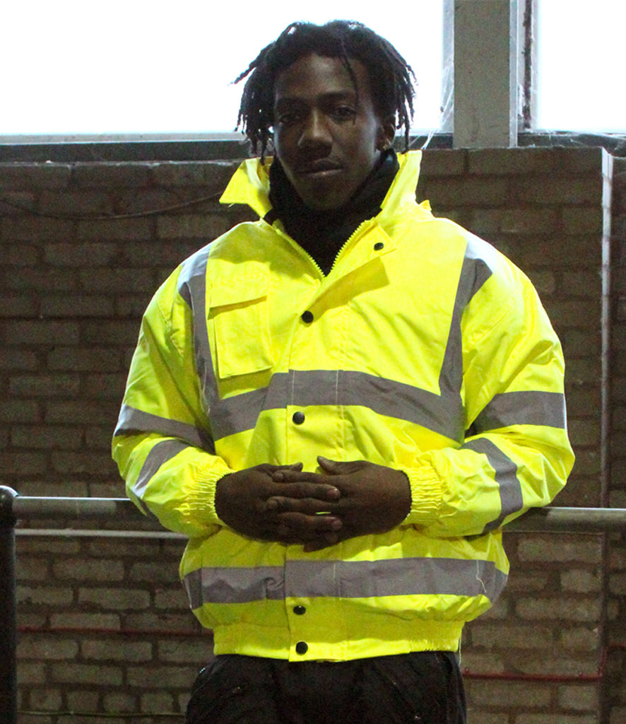 Warrior Hi-Vis Bomber Jacket