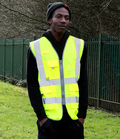 Warrior Hi-Vis Executive Waistcoat