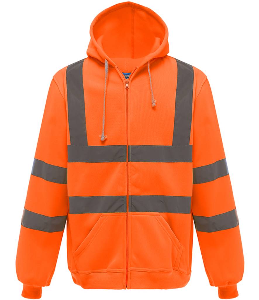 Yoko Hi-Vis Zip Hoodie