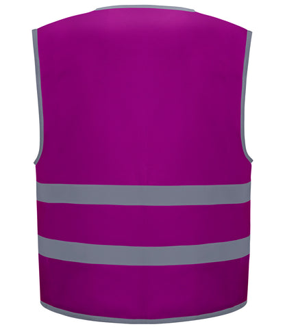 Yoko Kids Hi-Vis Two Band Waistcoat