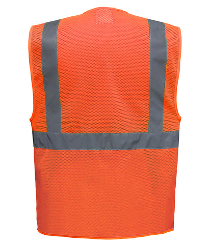 Yoko Hi-Vis Top Cool Open Mesh Executive Waistcoat