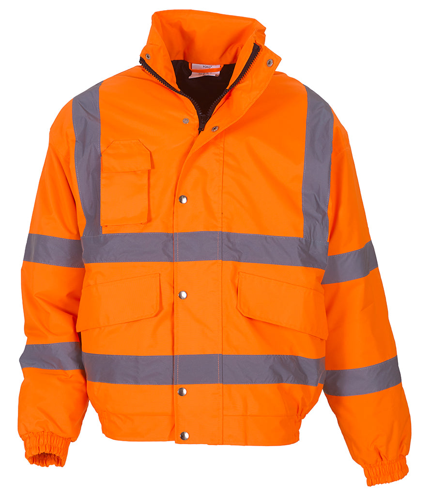 Yoko Hi-Vis Classic Bomber Jacket